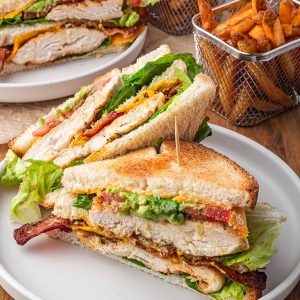 sandwich chicken & fries